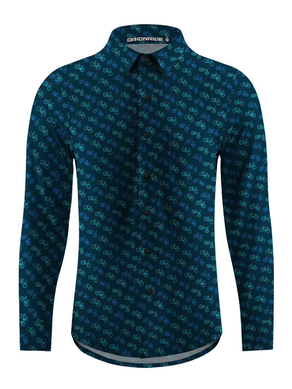 Orionride Bike Show Men's Stretchy Breathable Long Sleeve Gravel Shirt