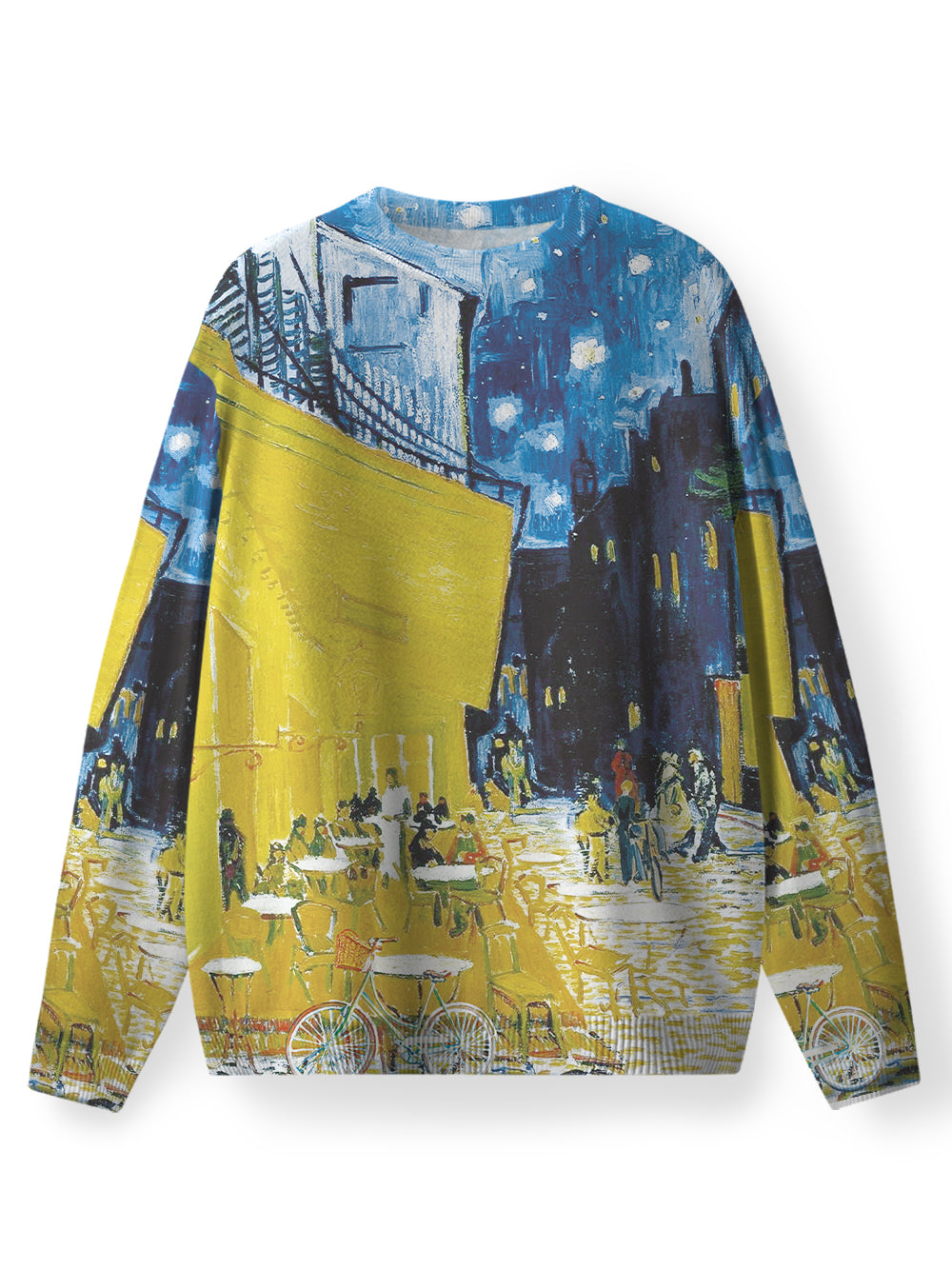 Orionride Van Gogh Clock Men's Sweaters