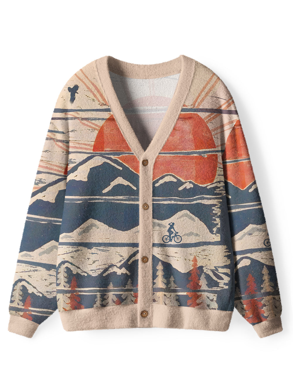 Orionride Winter Pursuits Men's Cardigan Knit Sweaters