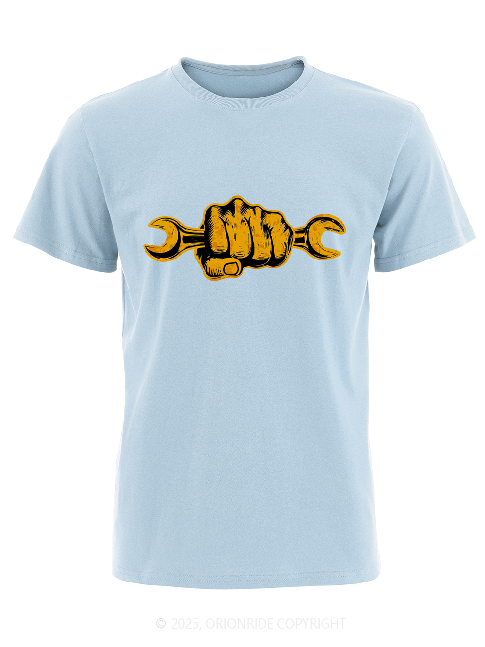 Orionride Holding The Wrench Short Sleeves Bike T-Shirt