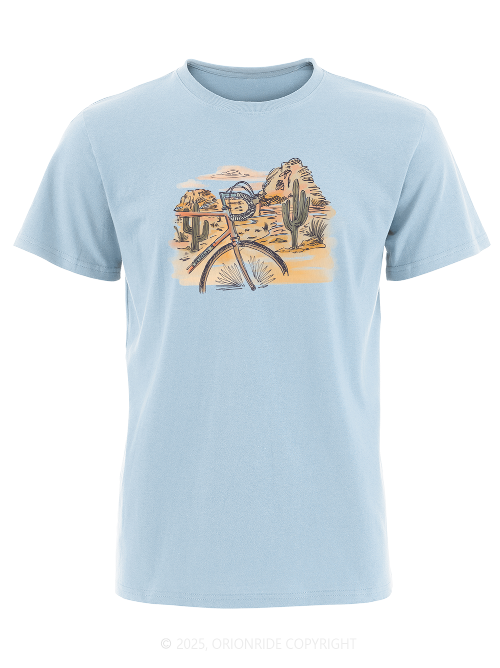 Orionride Desert Handlebars Short Sleeves Bike T-Shirt