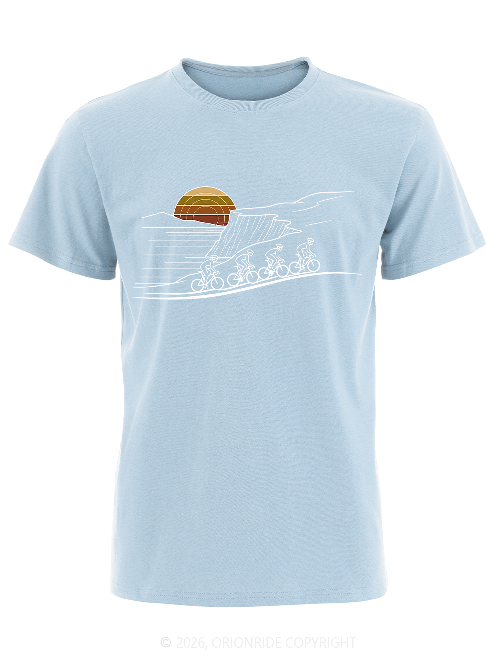 Orionride Traveling In Groups Short Sleeves Bike T-Shirt