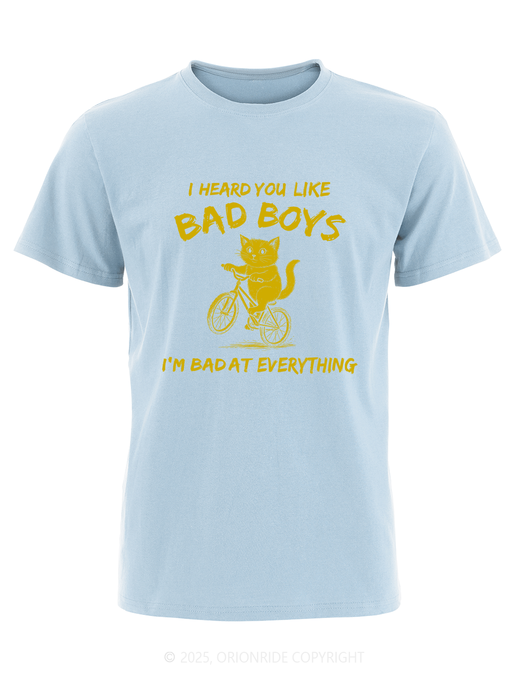 Orionride Bad Cat Short Sleeves Bike T-Shirt