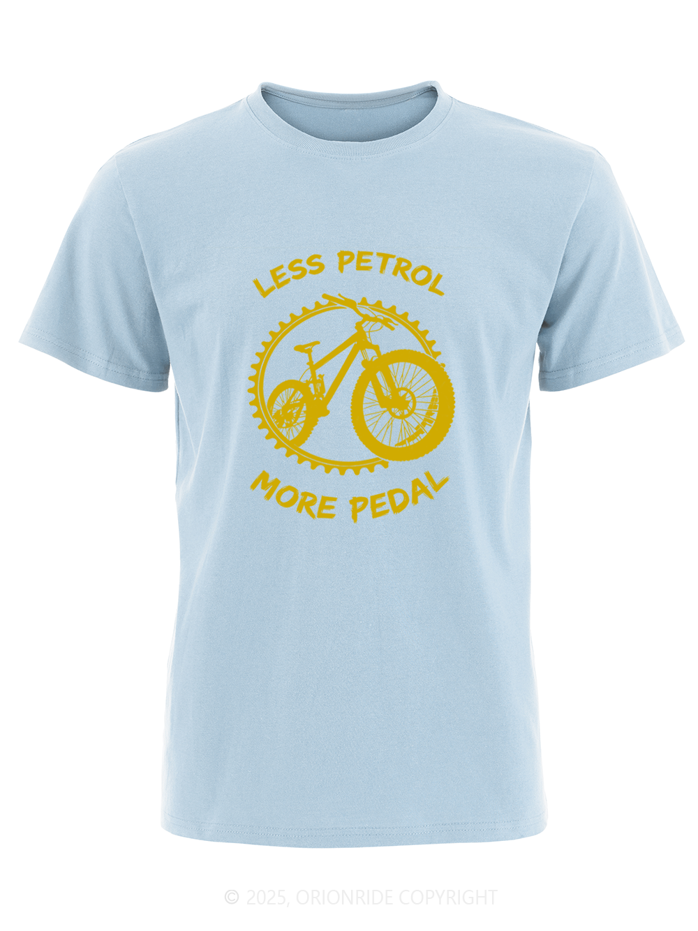 Orionride Less Petrol More Pedal Short Sleeves Bike T-Shirt