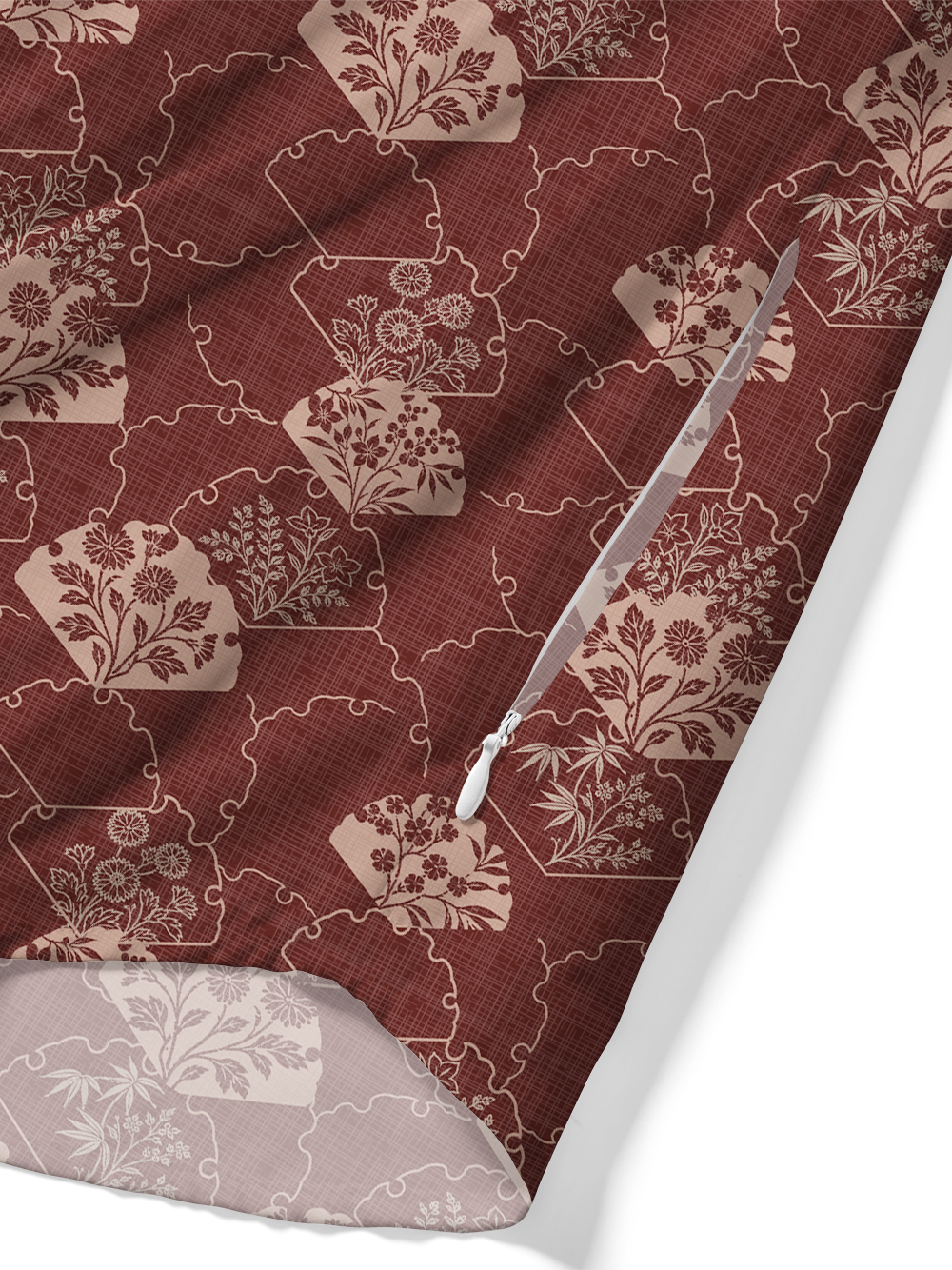Orionride Flowers In Fan Zipper Pockets Ultra Lightweight Short Sleeves Gravel Shirt