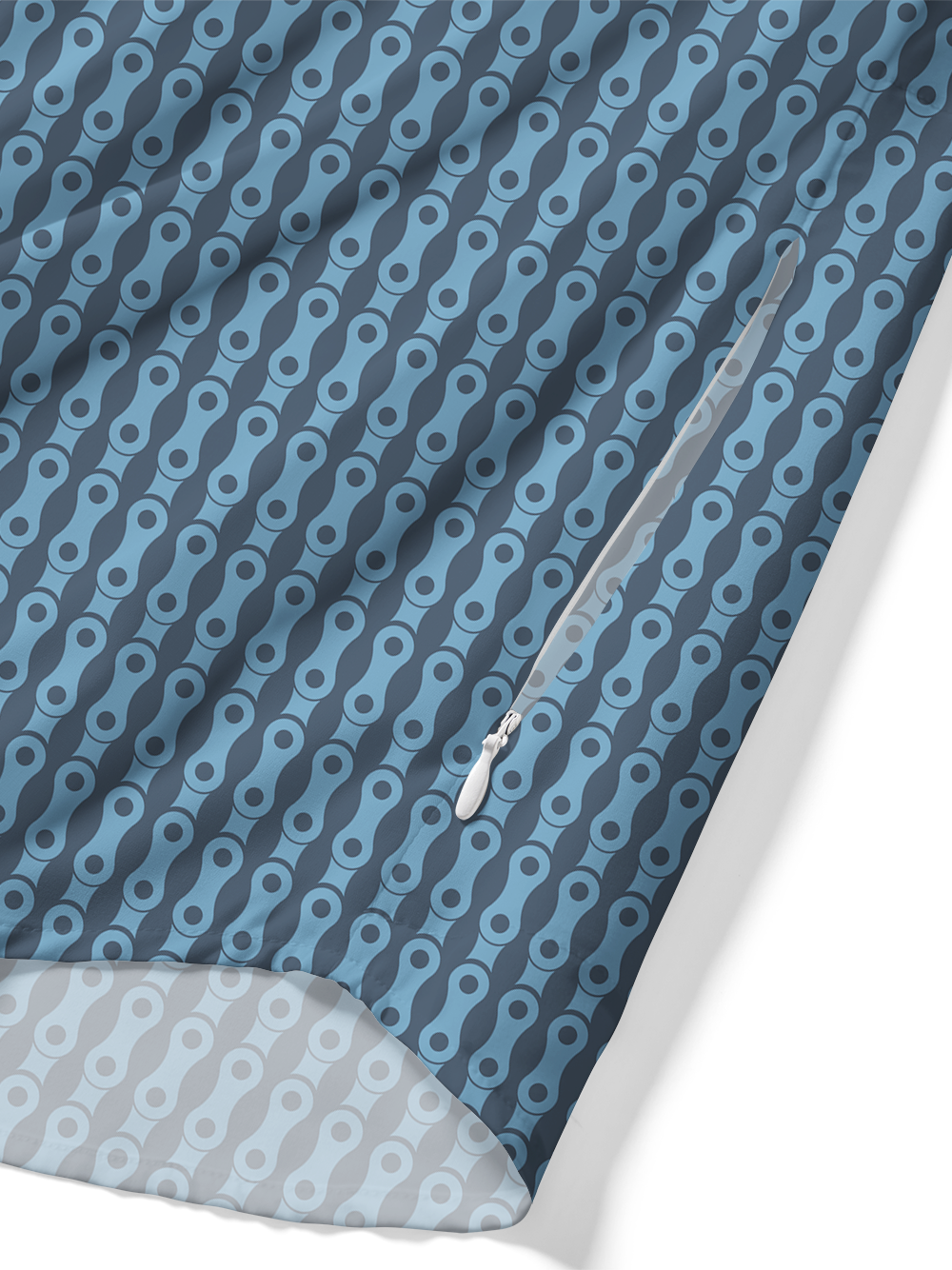 Orionride Jacquard Bloom Zipper Pockets Ultra Lightweight Short Sleeves Gravel Shirt