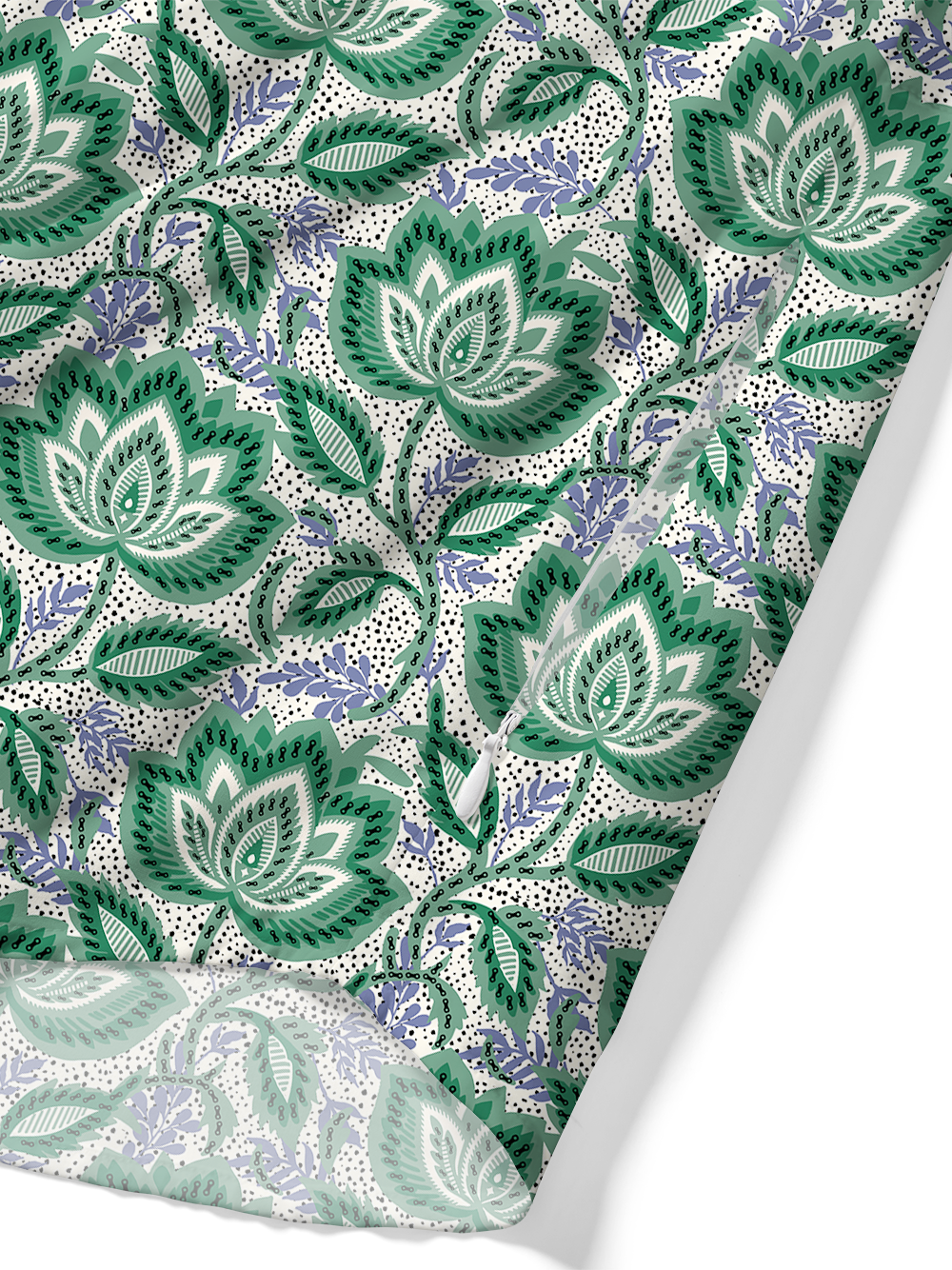 Orionride Water Lily-Like Flowers Zipper Pockets Ultra Lightweight Short Sleeves Gravel Shirt