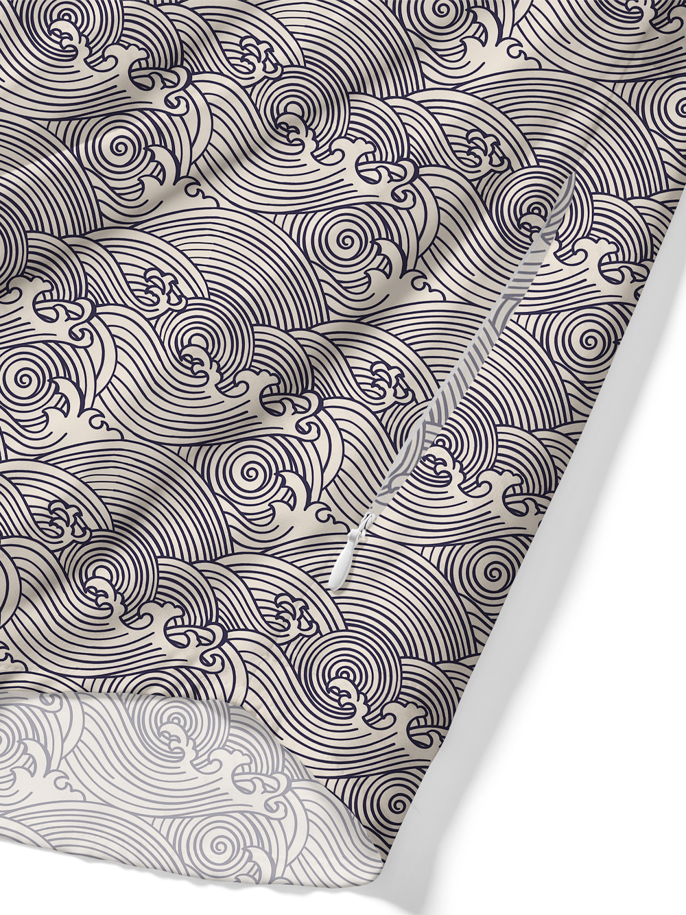 Orionride Wave Stripes Zipper Pockets Ultra Lightweight Short Sleeves Gravel Shirt