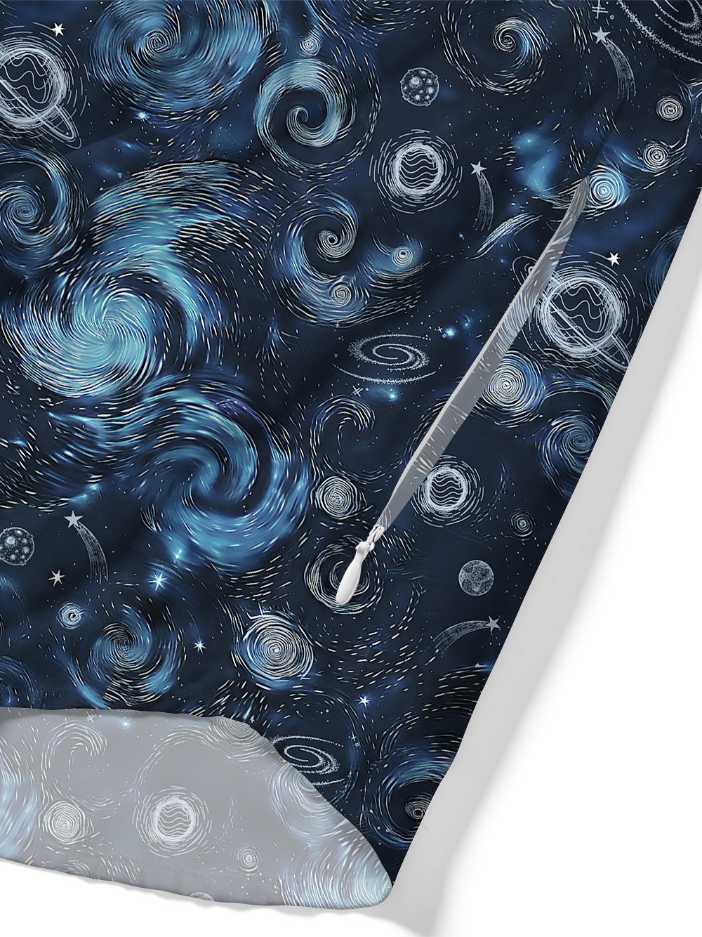 Orionride Vast Starry Sky Zipper Pockets Ultra Lightweight Short Sleeves Gravel Shirt