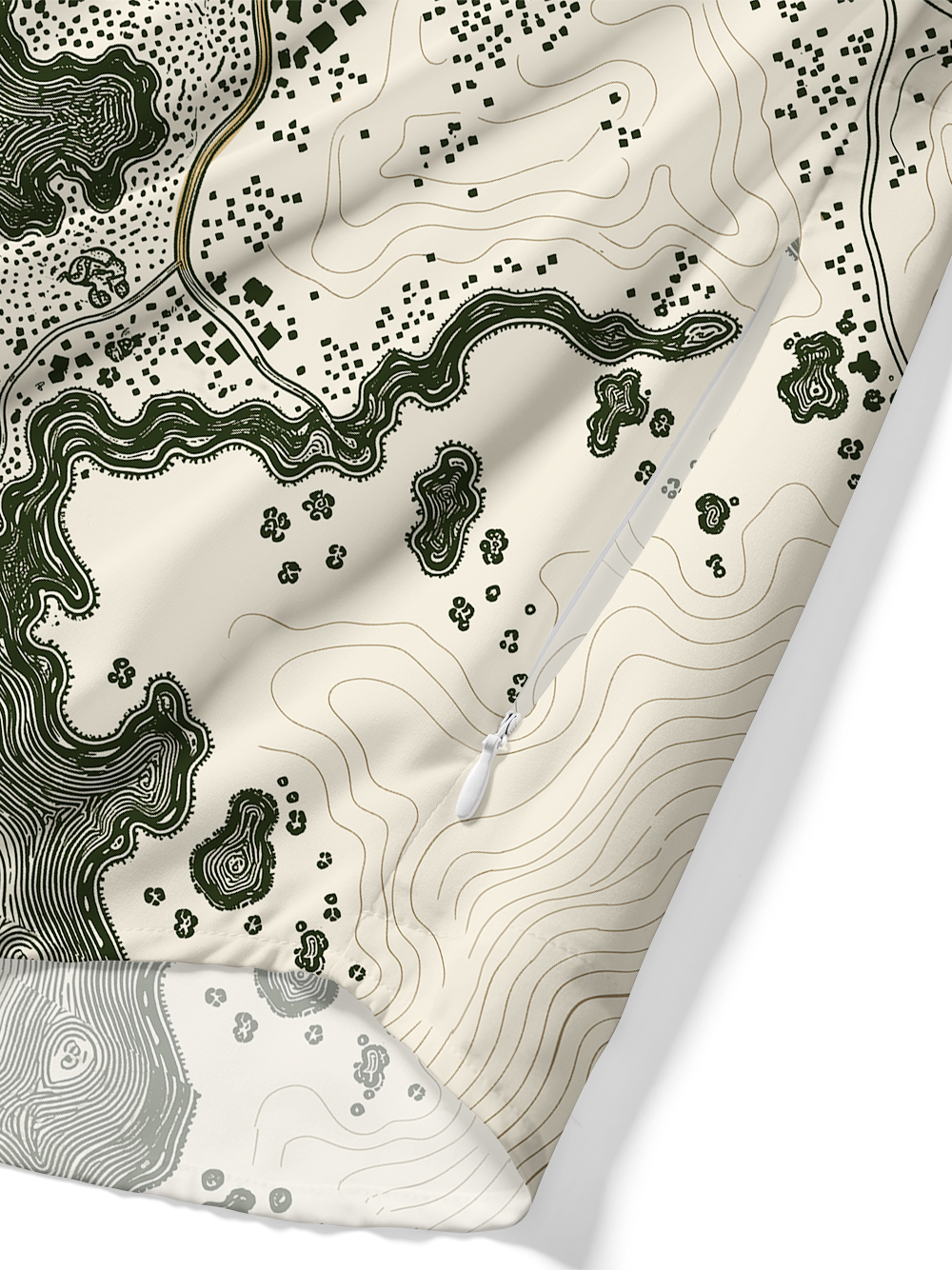 Orionride Trail Map Zipper Pockets Ultra Lightweight Short Sleeves Gravel Shirt
