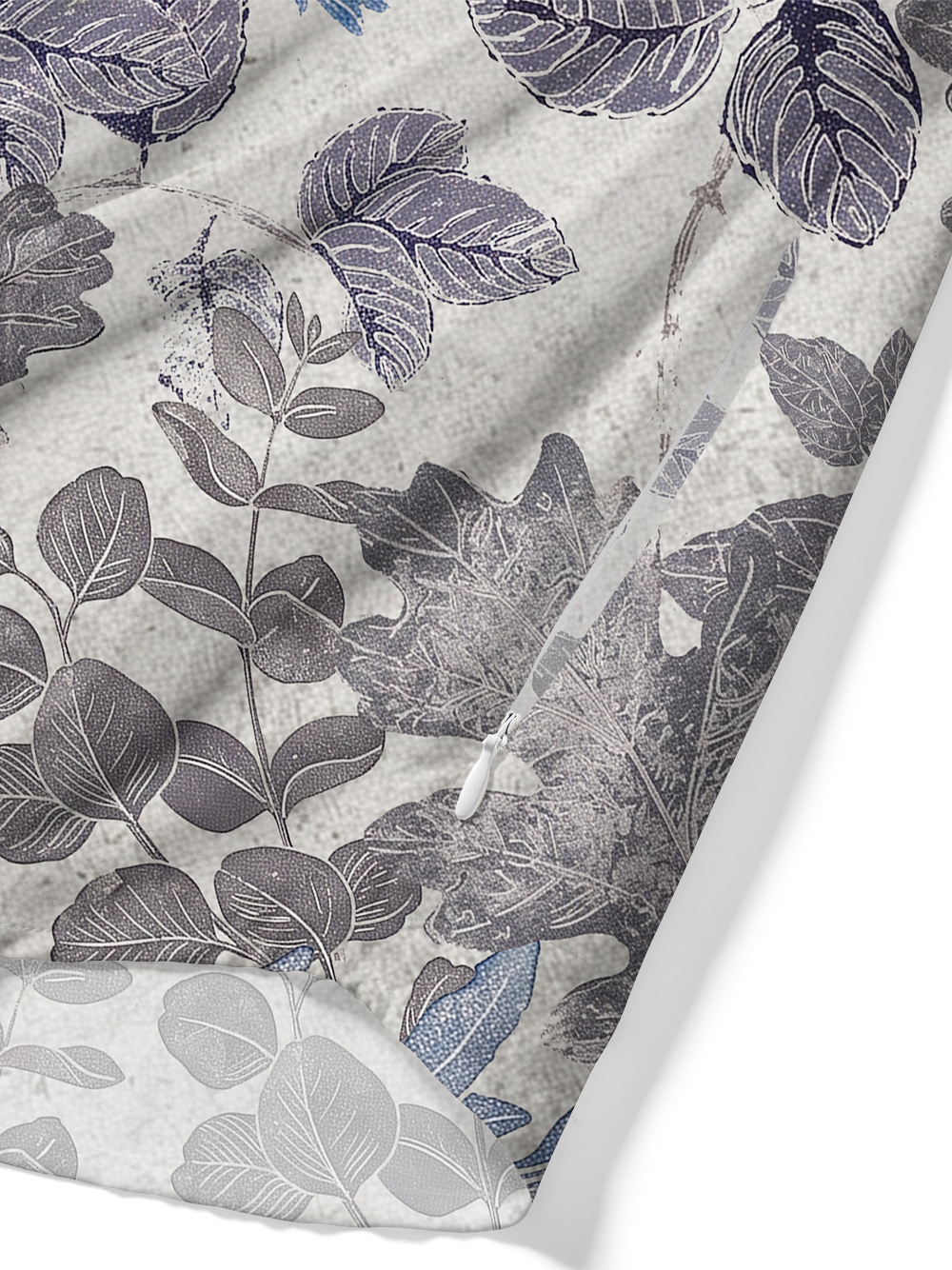 Orionride Cool-toned Plants Zipper Pockets Ultra Lightweight Short Sleeves Gravel Shirt