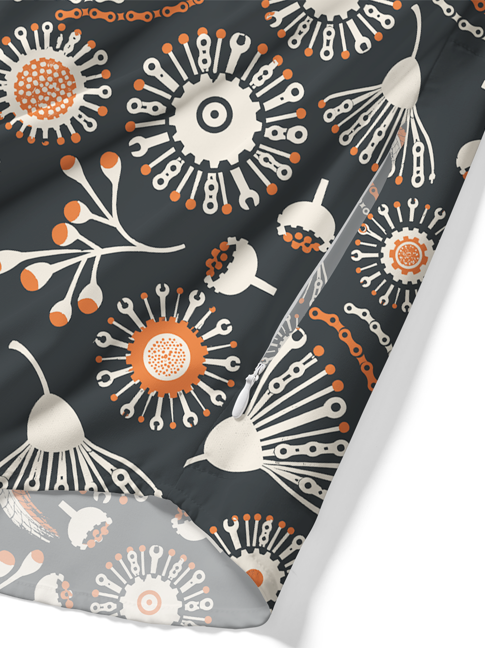 Orionride Kinetic Folklore Zipper Pockets Ultra Lightweight Short Sleeves Gravel Shirt