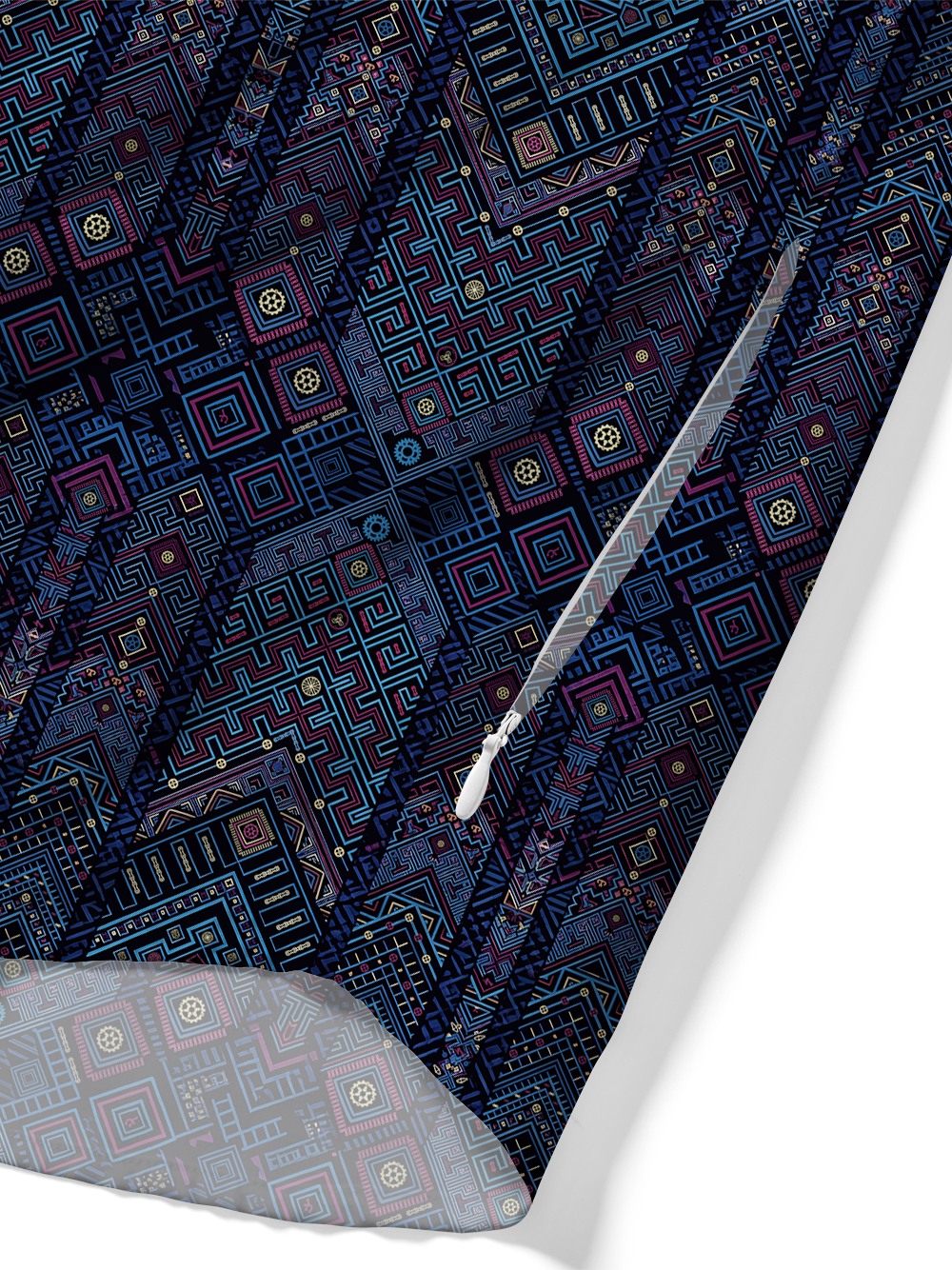 Orionride Fluorescent Squares Zipper Pockets Ultra Lightweight Short Sleeves Gravel Shirt