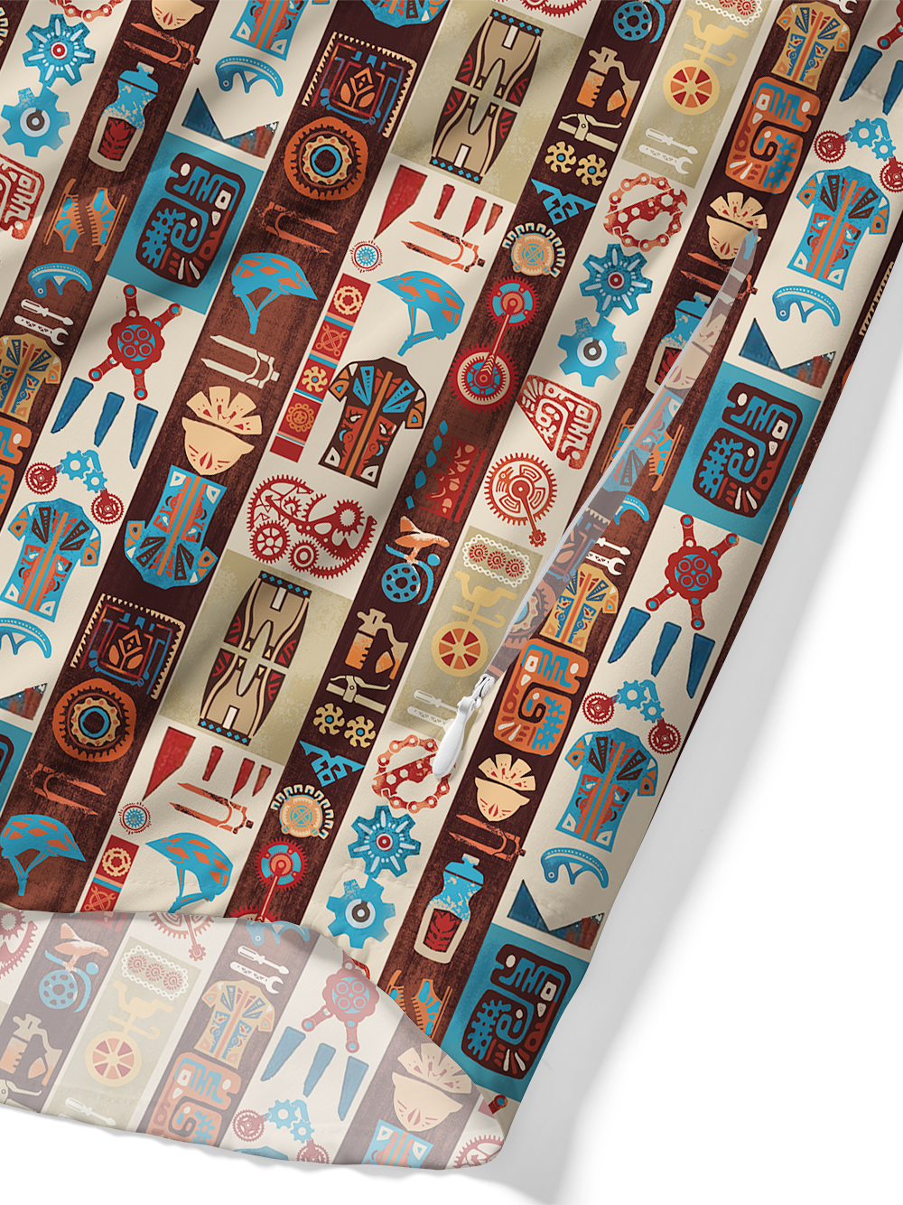 Orionride Mysterious Parts Zipper Pockets Ultra Lightweight Short Sleeves Gravel Shirt