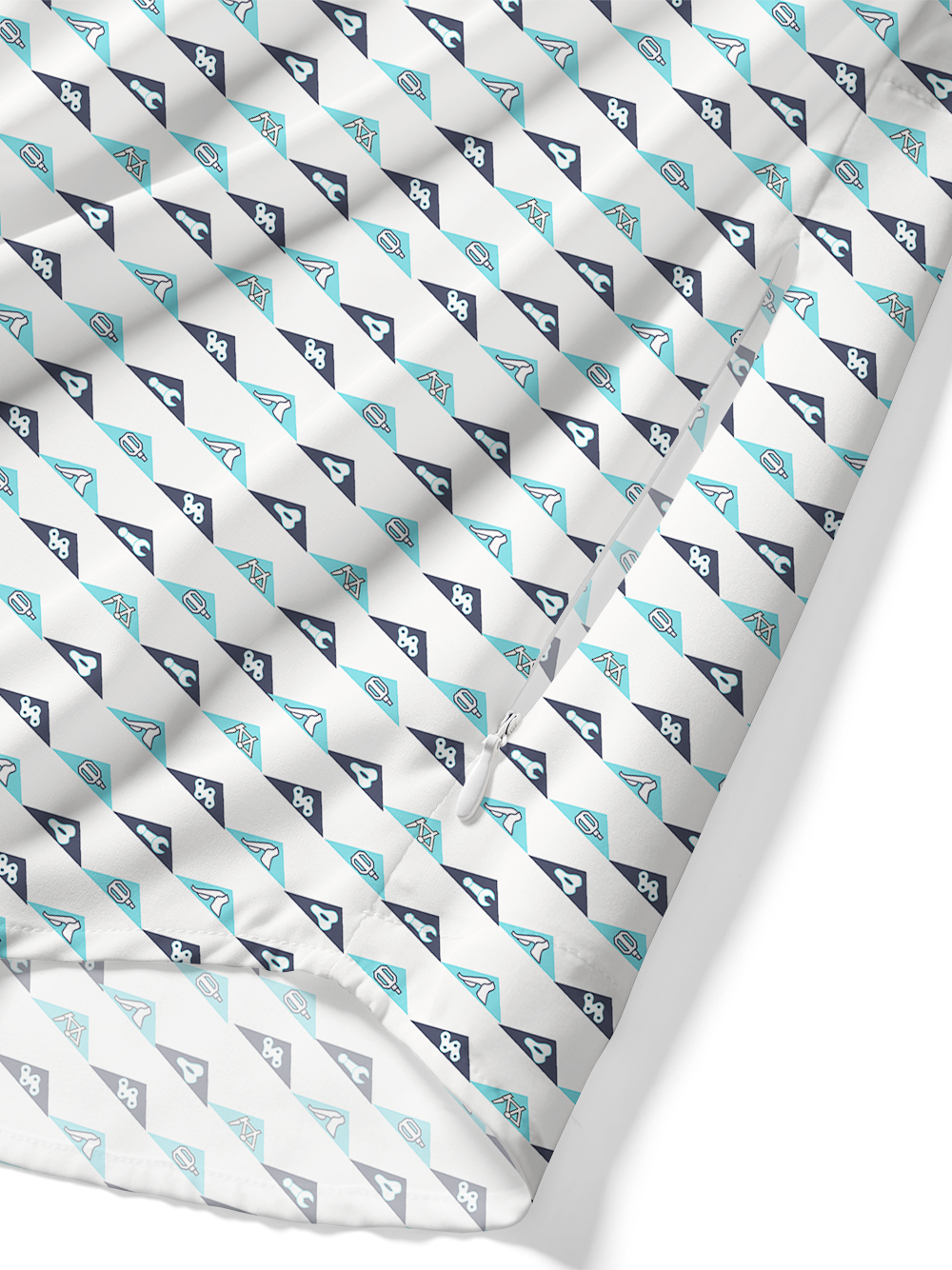 Orionride Triangular Chain Zipper Pockets Ultra Lightweight Short Sleeves Gravel Shirt