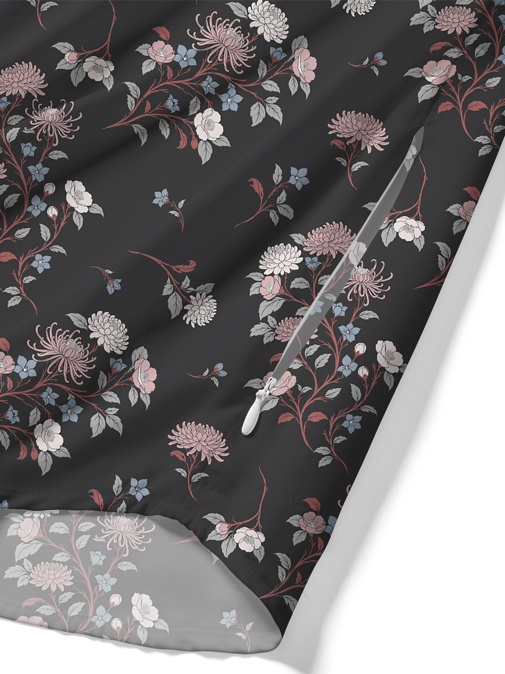 Orionride Japanese Bouquet Zipper Pockets Ultra Lightweight Short Sleeves Gravel Shirt