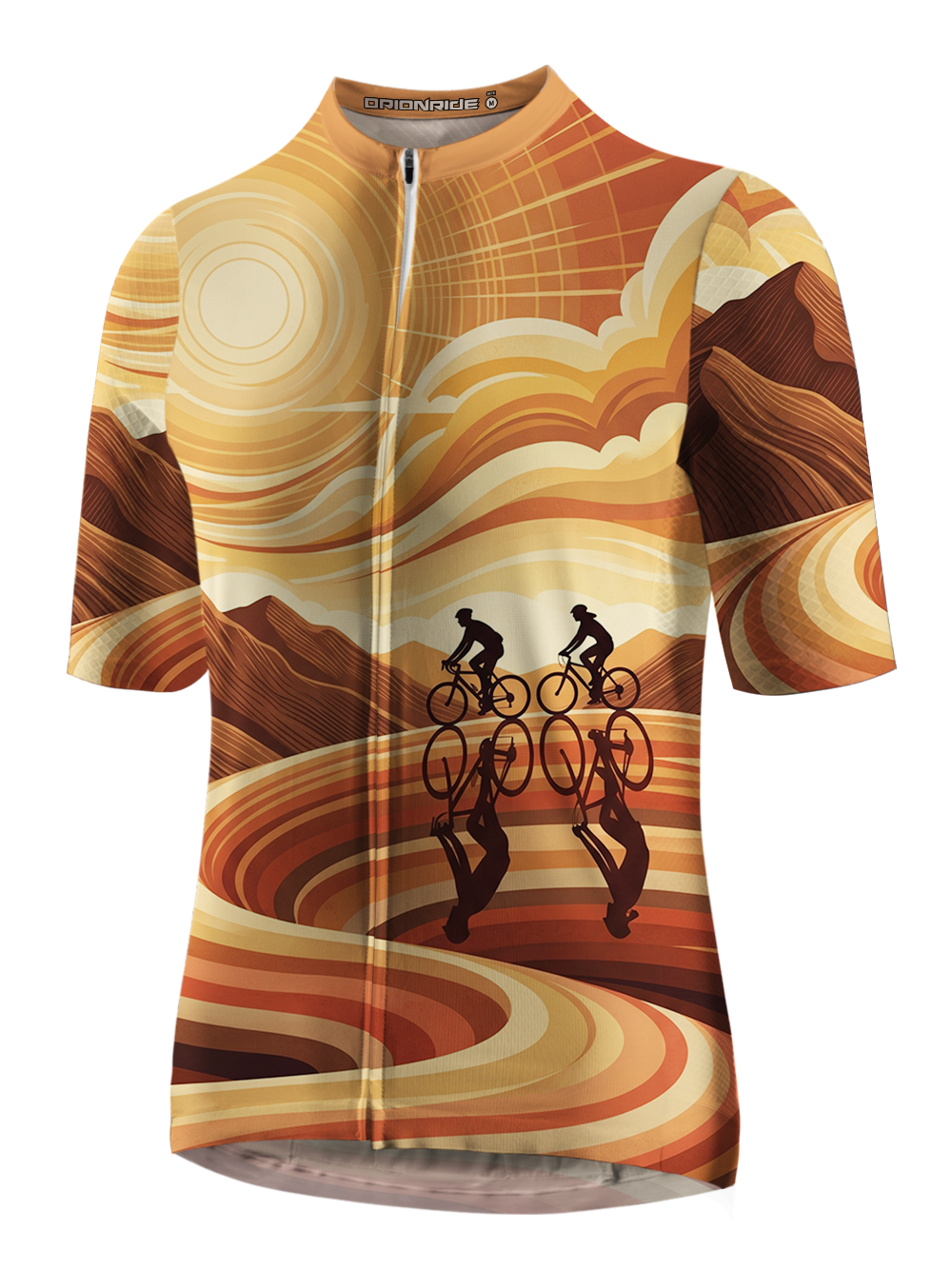 Orionride Desert Travel Short Sleeves Cycling Jersey