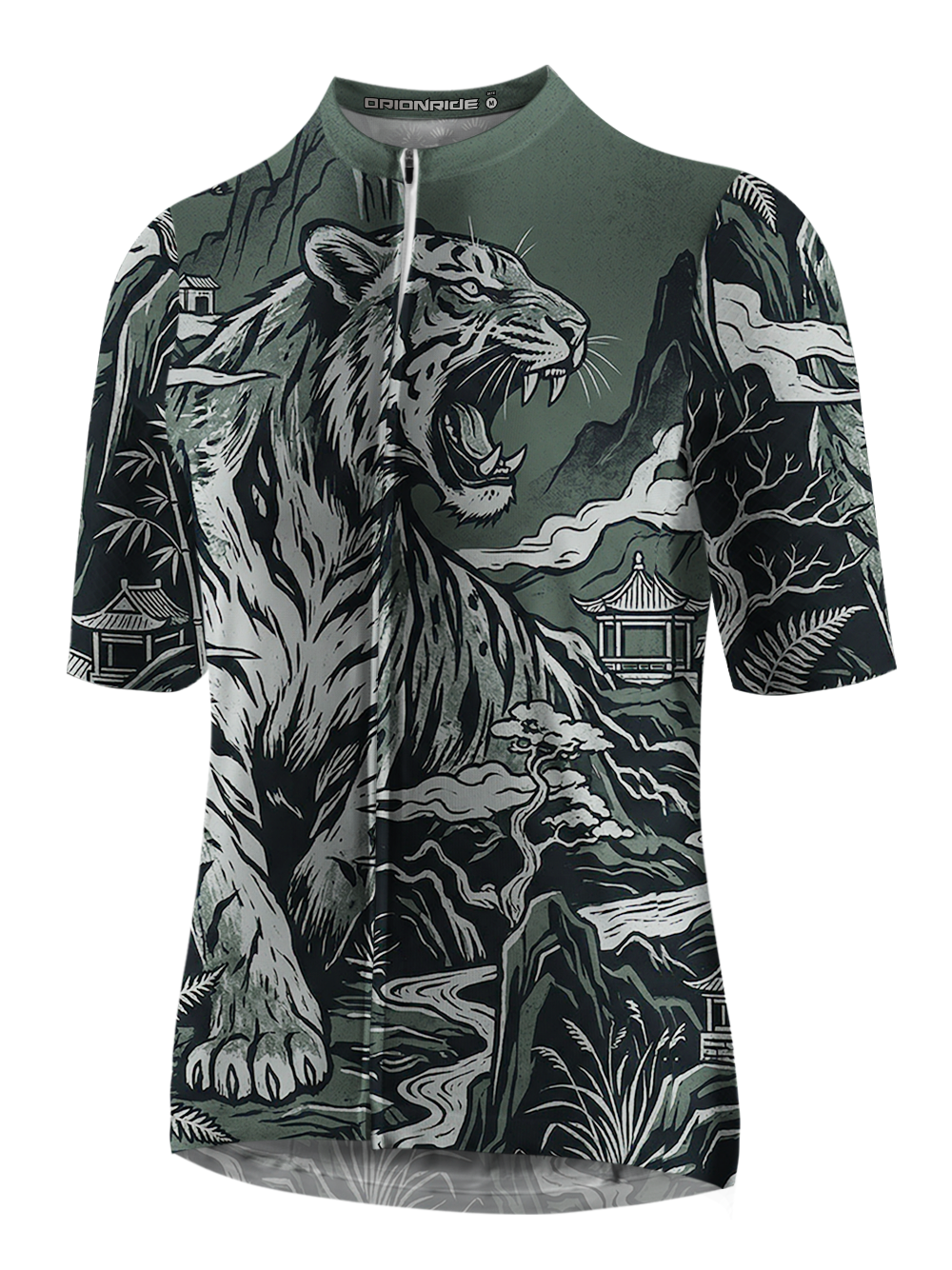 Orionride Roaring Tiger Short Sleeves Cycling Jersey