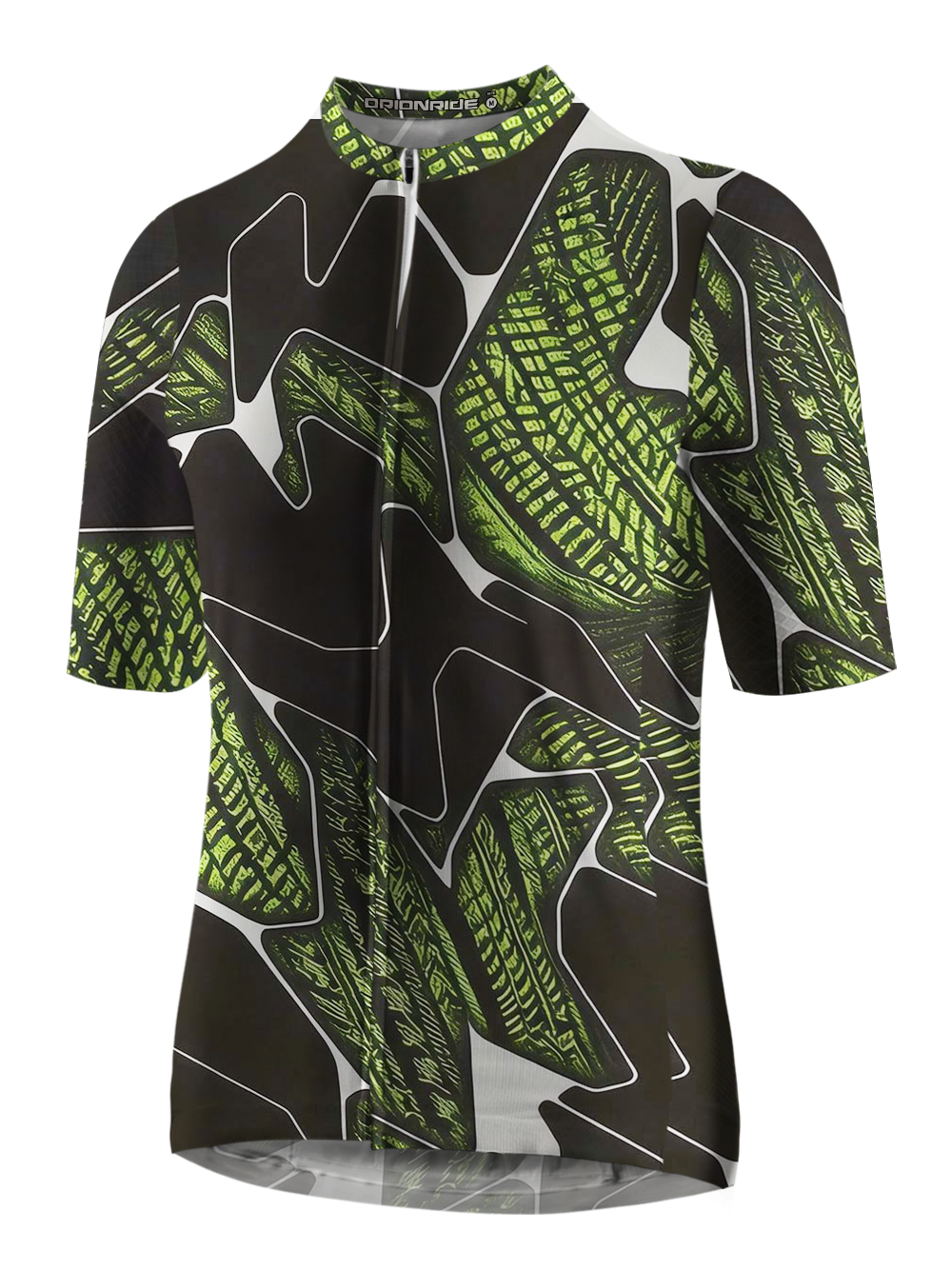 Orionride Dividing Tire Tracks Short Sleeves Cycling Jersey