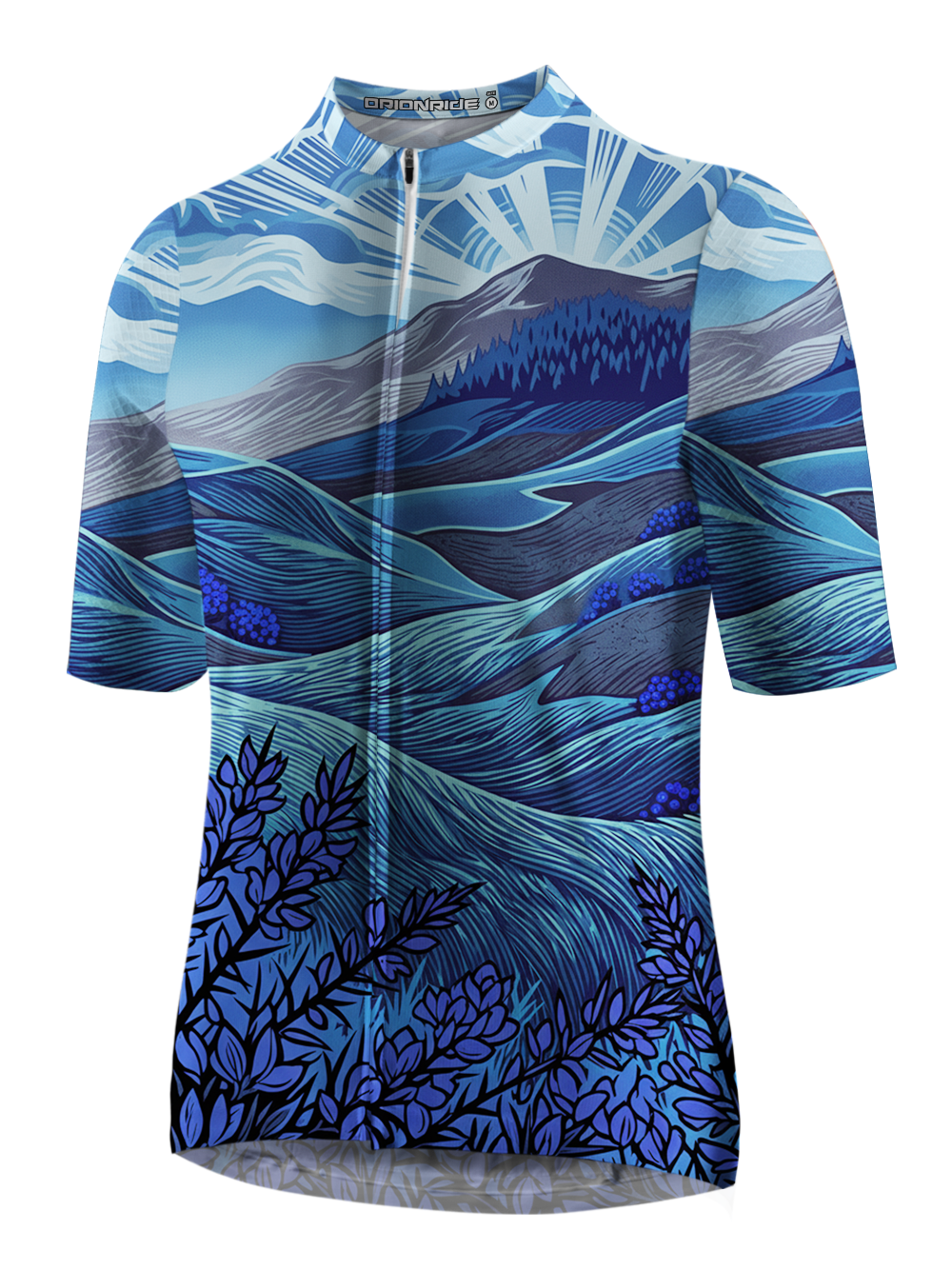 Orionride Azure Fields Short Sleeves Cycling Jersey