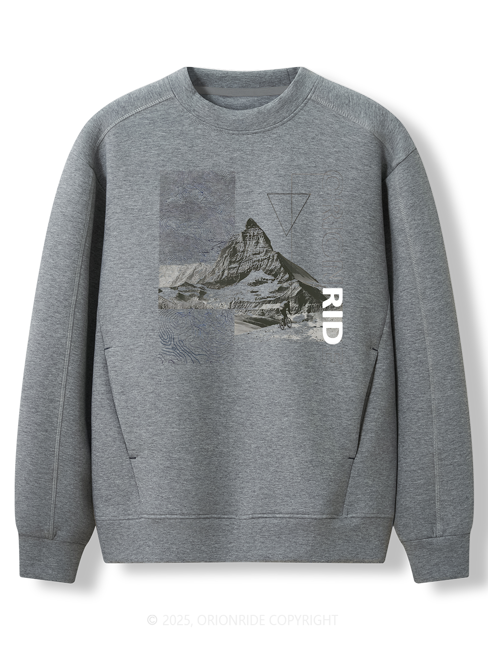 Orionride Mountain Trip Women's Long Sleeve Bike Sweatshirt