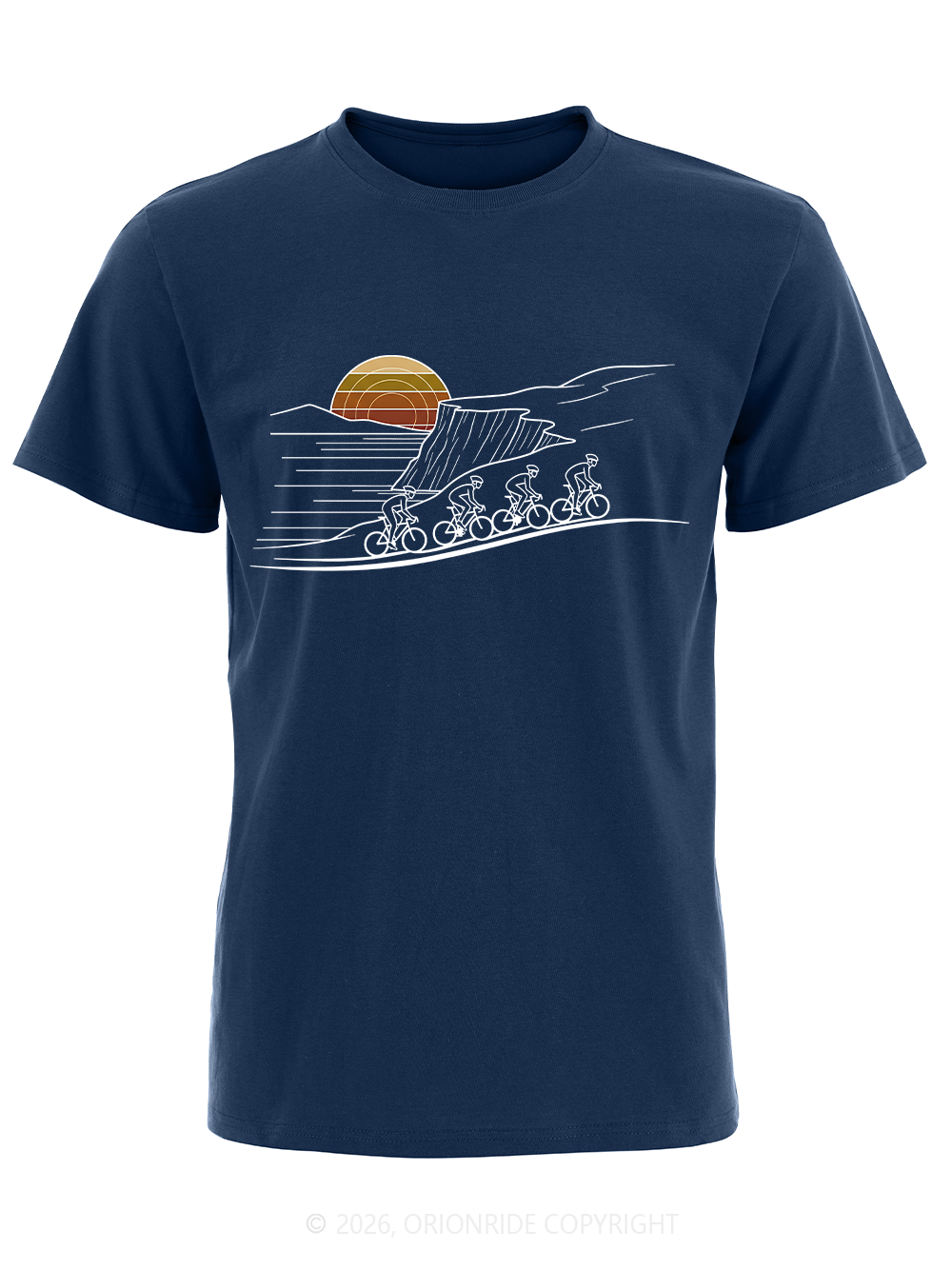 Orionride Traveling In Groups Short Sleeves Bike T-Shirt