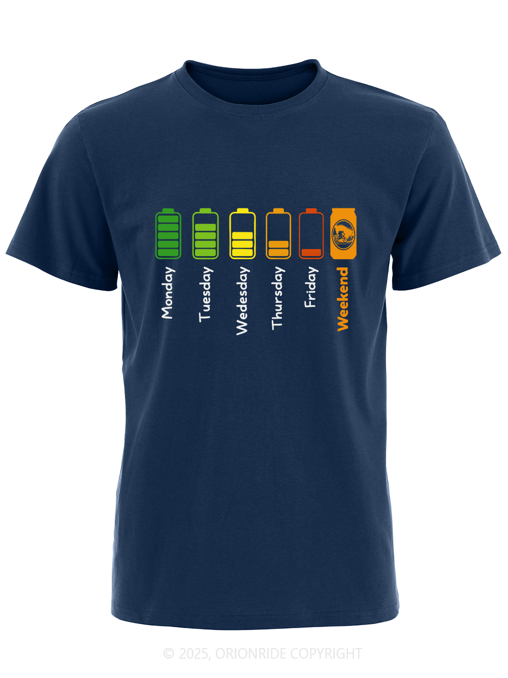Orionride Fully Charged Short Sleeves Bike T-Shirt