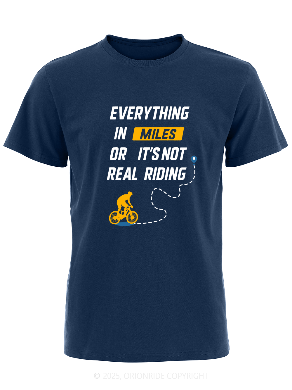 Orionride Ride To The Finish Line Short Sleeves Bike T-Shirt