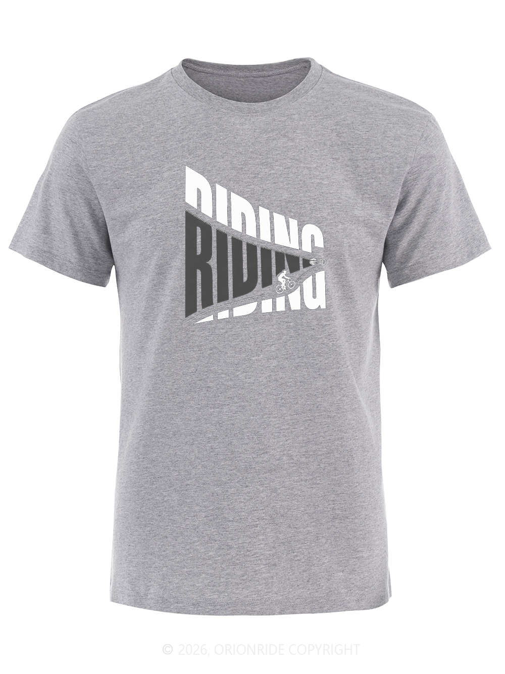 Orionride The World Inside The Zipper Short Sleeves Bike T-Shirt