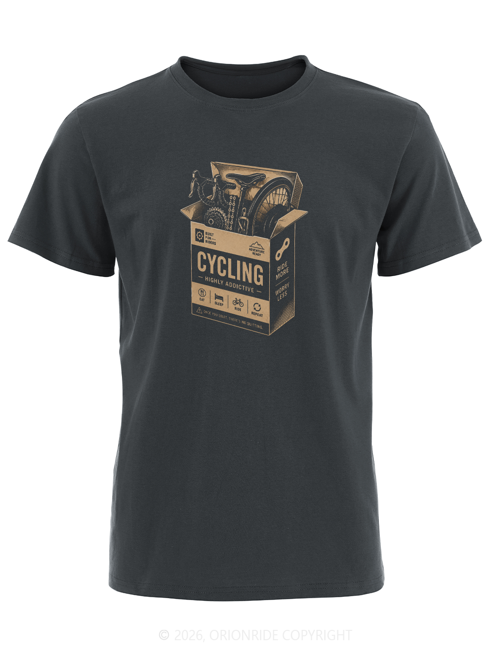 Orionride Highly Addictive Short Sleeves Bike T-Shirt