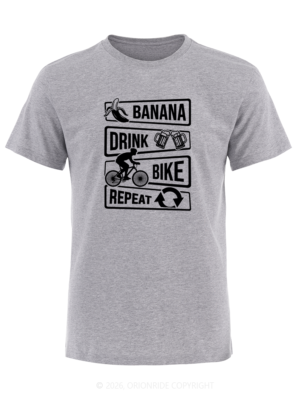 Orionride Things To Do In A Day Short Sleeves Bike T-Shirt