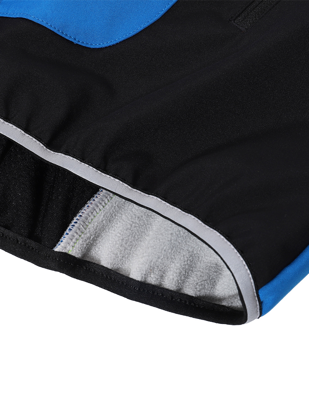 Orionride Cycling Stand Collar Warm Fleece Soft Shell Jacket Blue