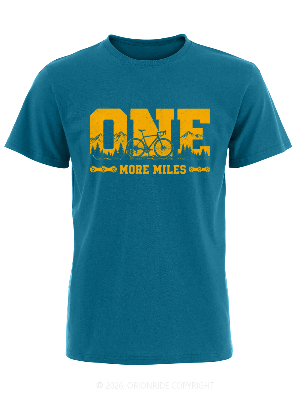 Orionride Letter Ride Short Sleeves Bike T-Shirt