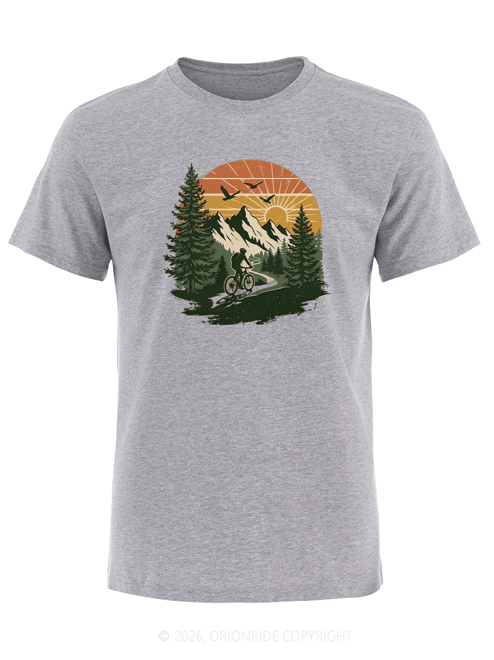 Orionride Wilderness Scenery Short Sleeves Bike T-Shirt
