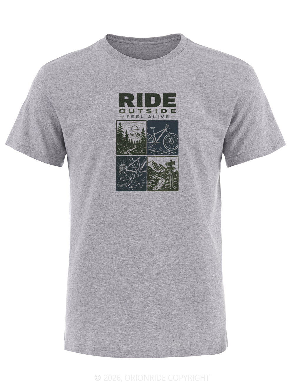 Orionride Ride Outside Short Sleeves Bike T-Shirt