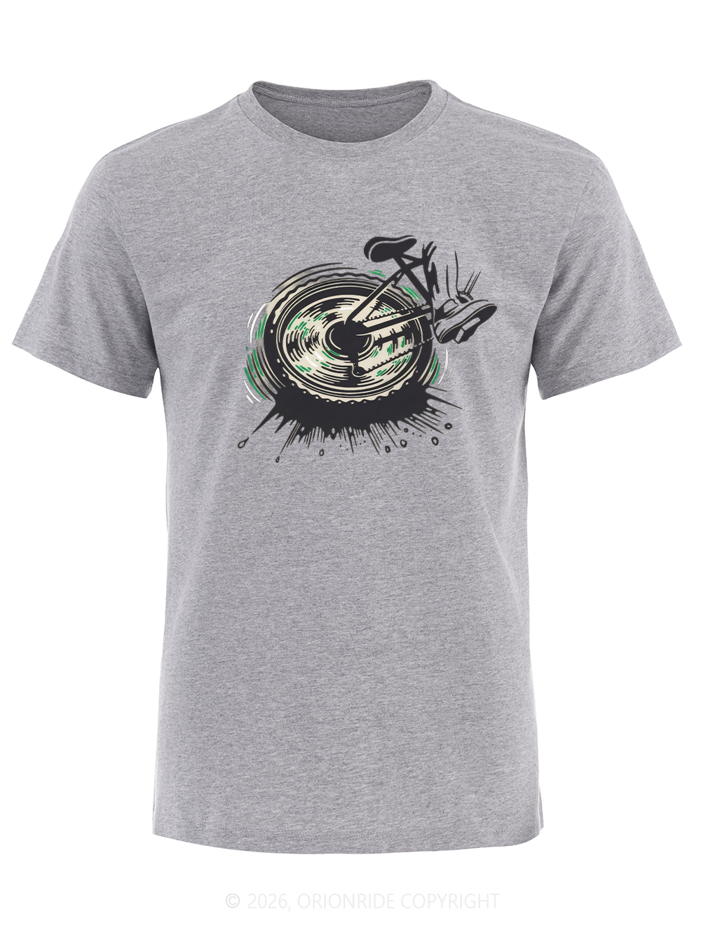 Orionride Cycling With All My Might Short Sleeves Bike T-Shirt