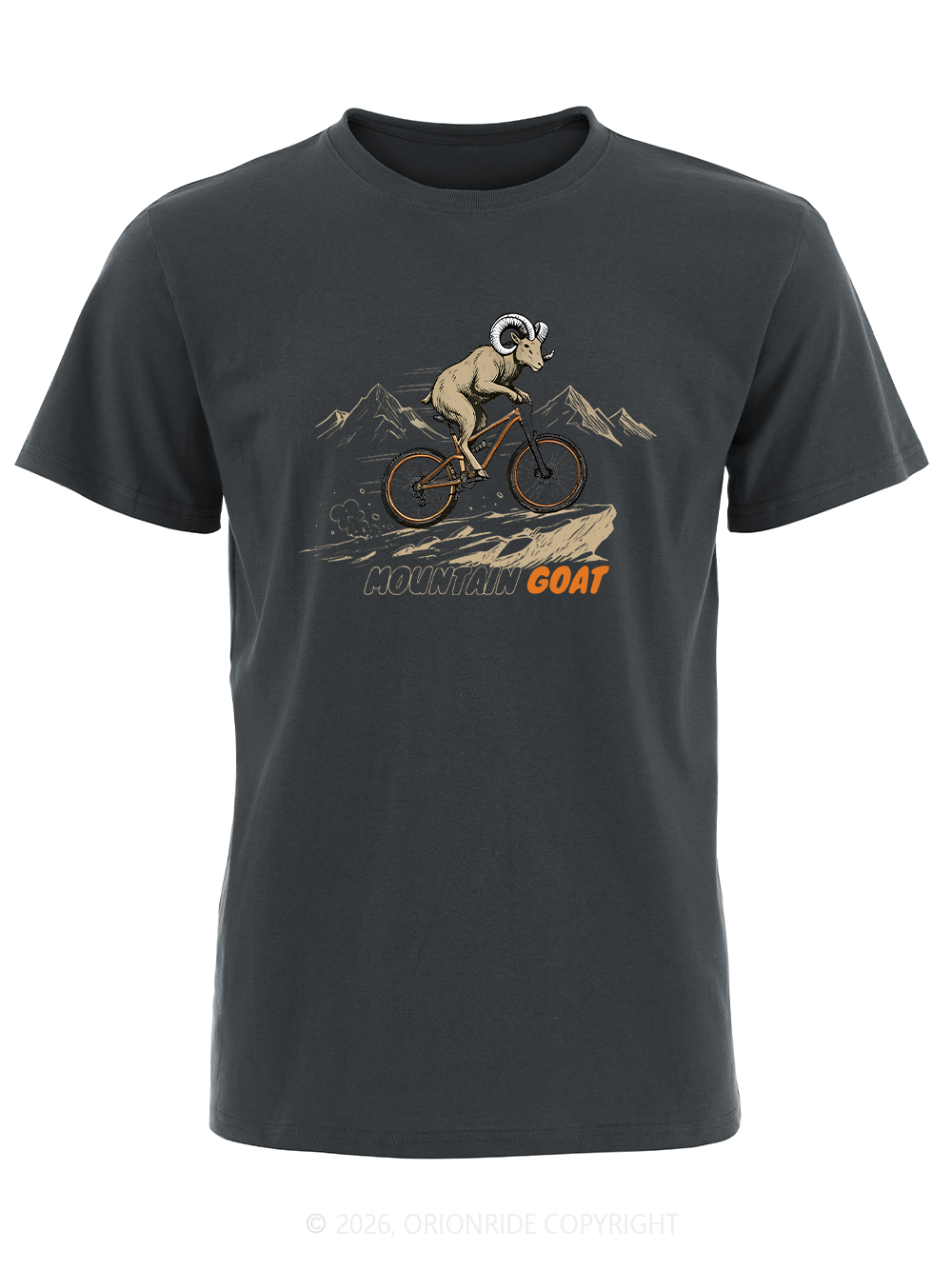 Orionride Mountain Goat Short Sleeves Bike T-Shirt