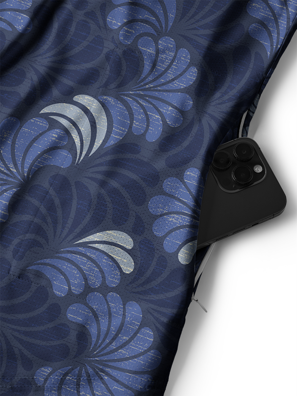 Orionride Abstract Petals Men's Stretchy Breathable Long Sleeve Gravel Shirt