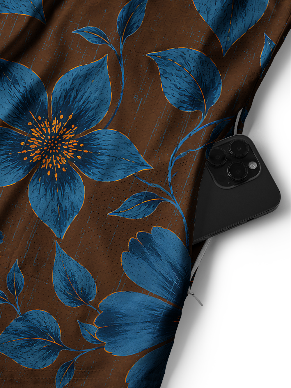 Orionride Shadow Botanica Men's Stretchy Breathable Long Sleeve Gravel Shirt