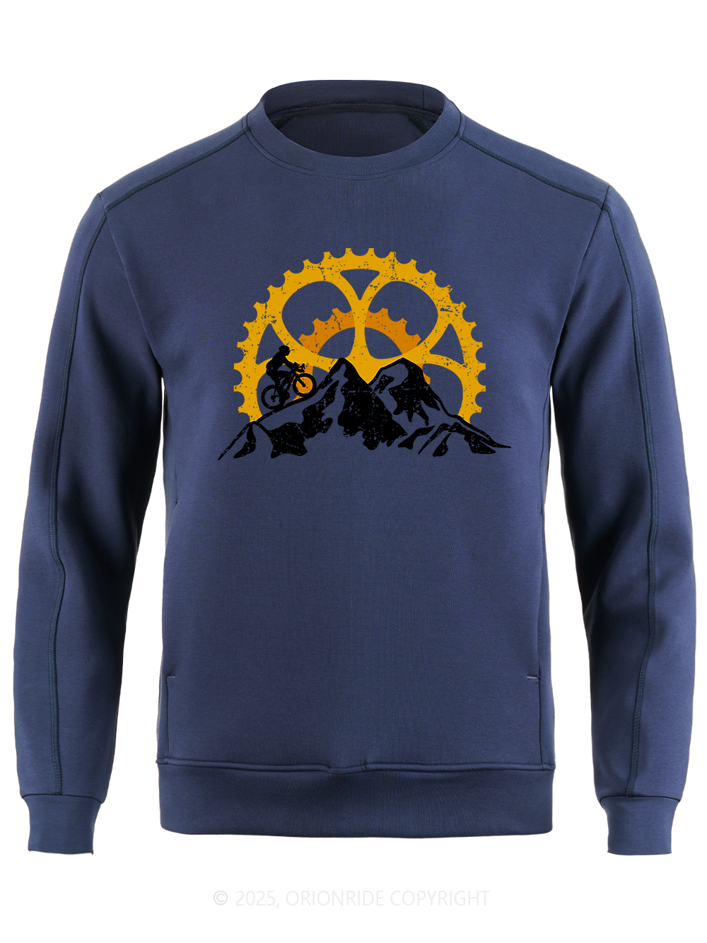 Orionride Gearwheal Long Sleeve Bike Sweatshirt