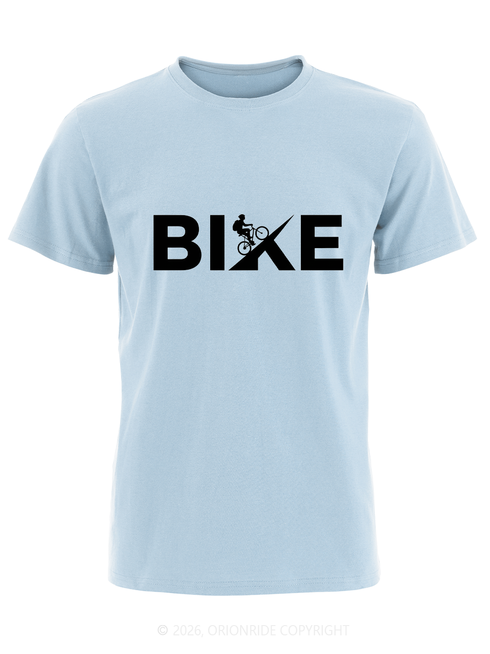 Orionride Letter Combinations Short Sleeves Bike T-Shirt