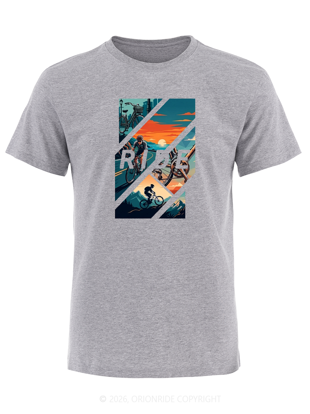 Orionride City Silhouette Short Sleeves Bike T-Shirt