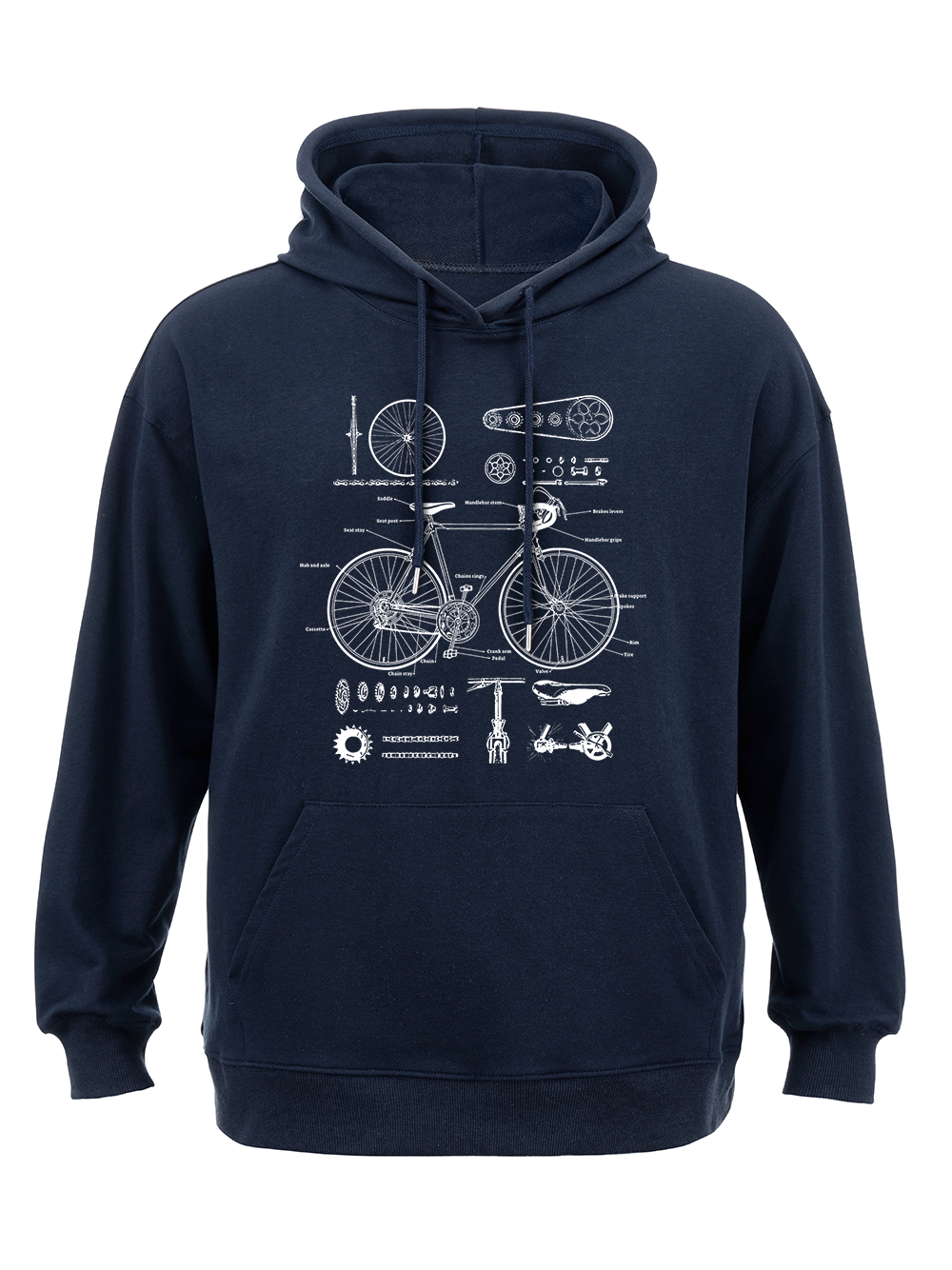 Orionride Bicycle Structure Classic Hoodie