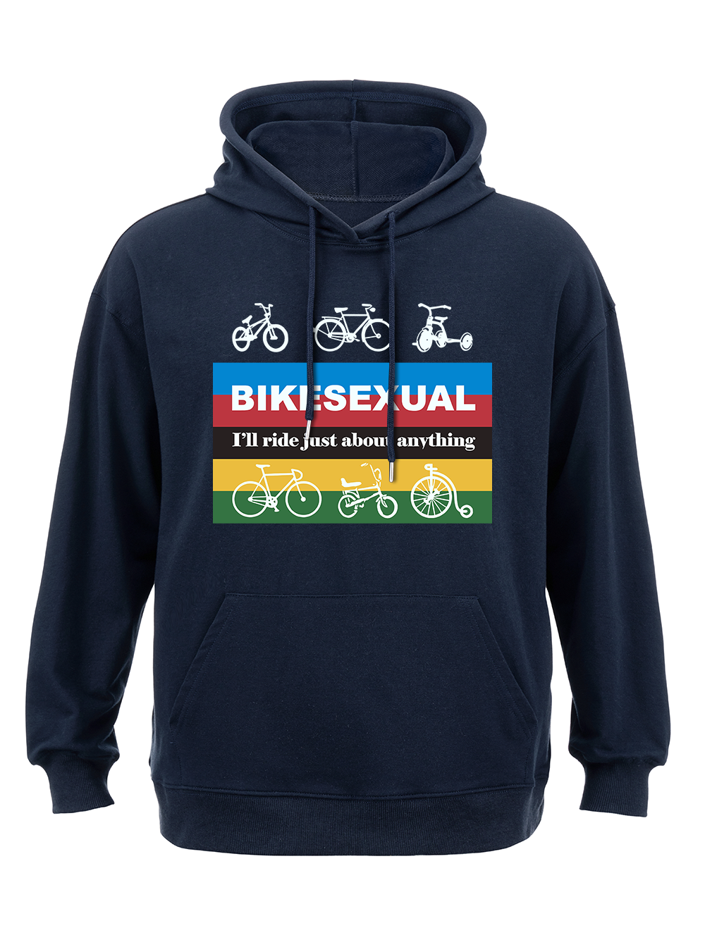 Orionride Color Strip Cycling Classic Hoodie