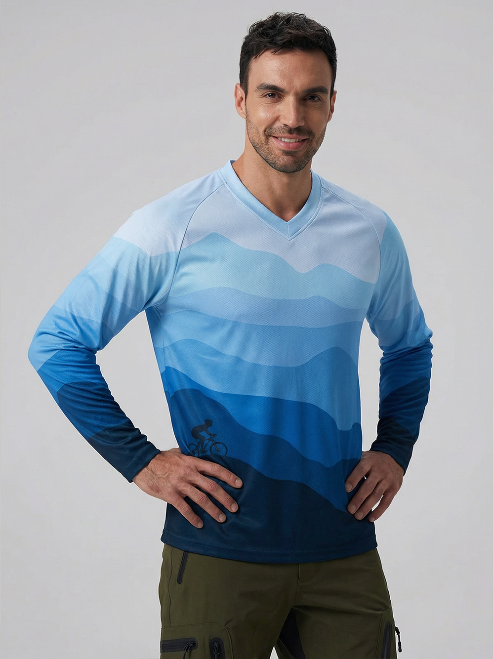 Orionride Free Sunset Long Sleeve Downhill Jersey