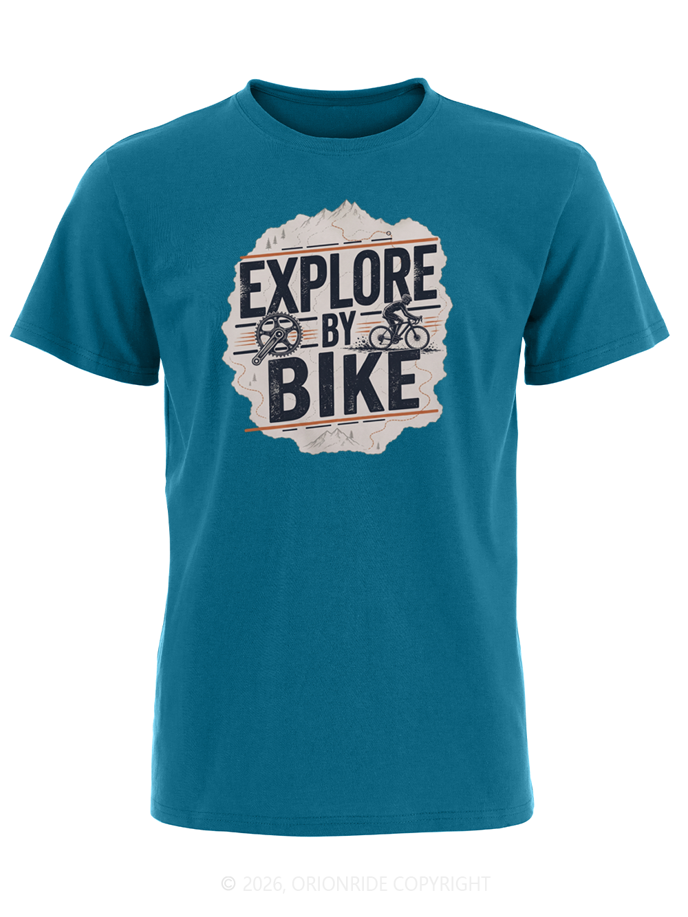 Orionride Explore By Bike Short Sleeves Bike T-Shirt