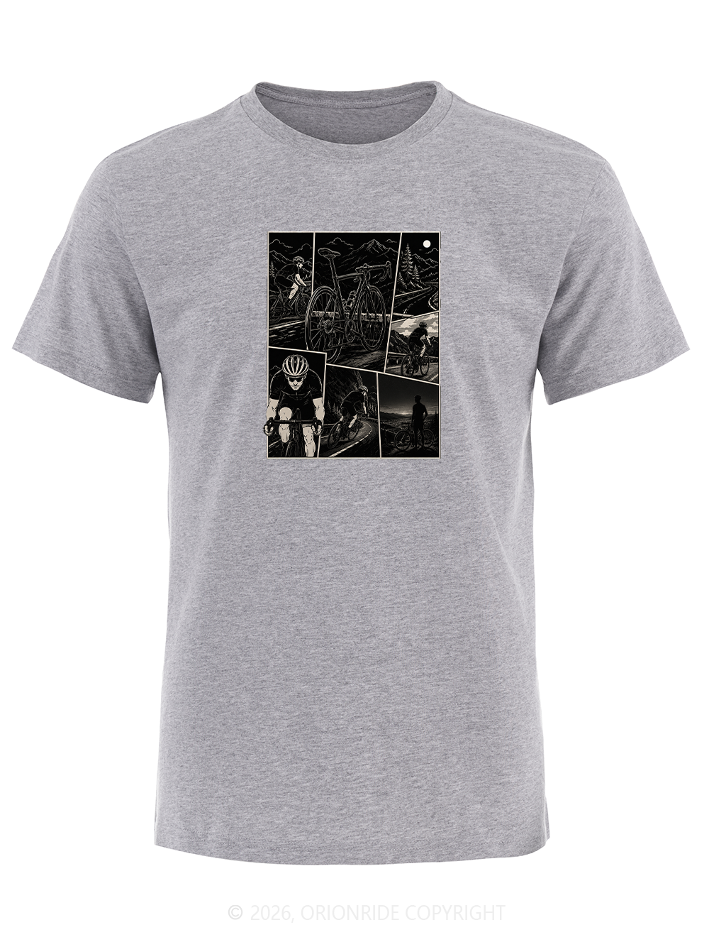 Orionride Comic Books Short Sleeves Bike T-Shirt