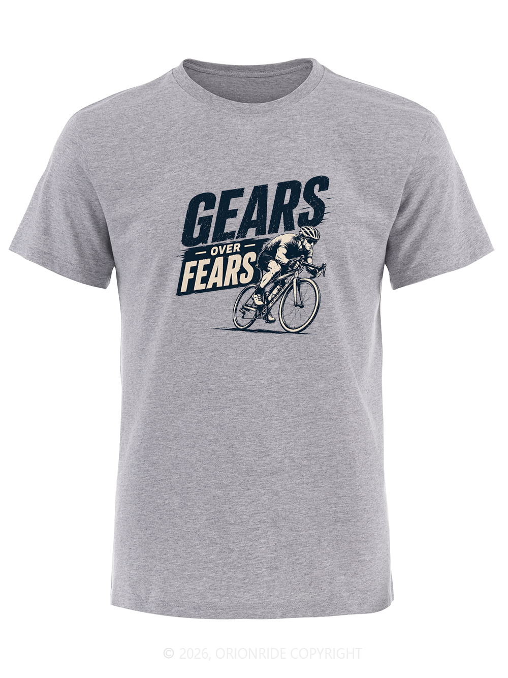 Orionride Gears Over Fears Short Sleeves Bike T-Shirt