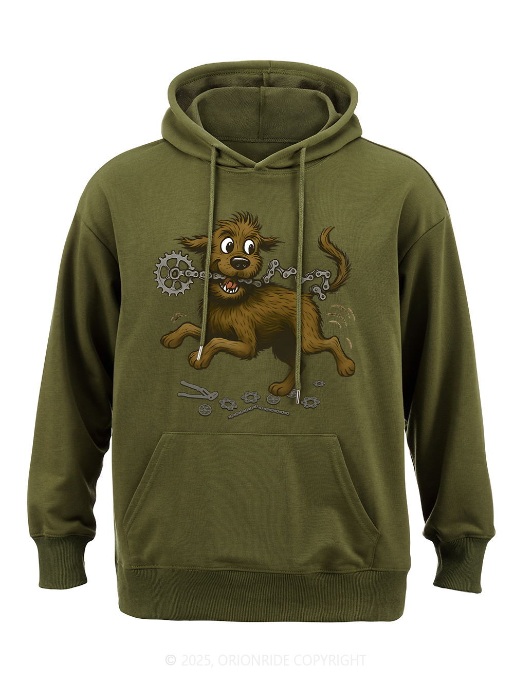 Orionride Dog Bite Chain Classic Hoddie