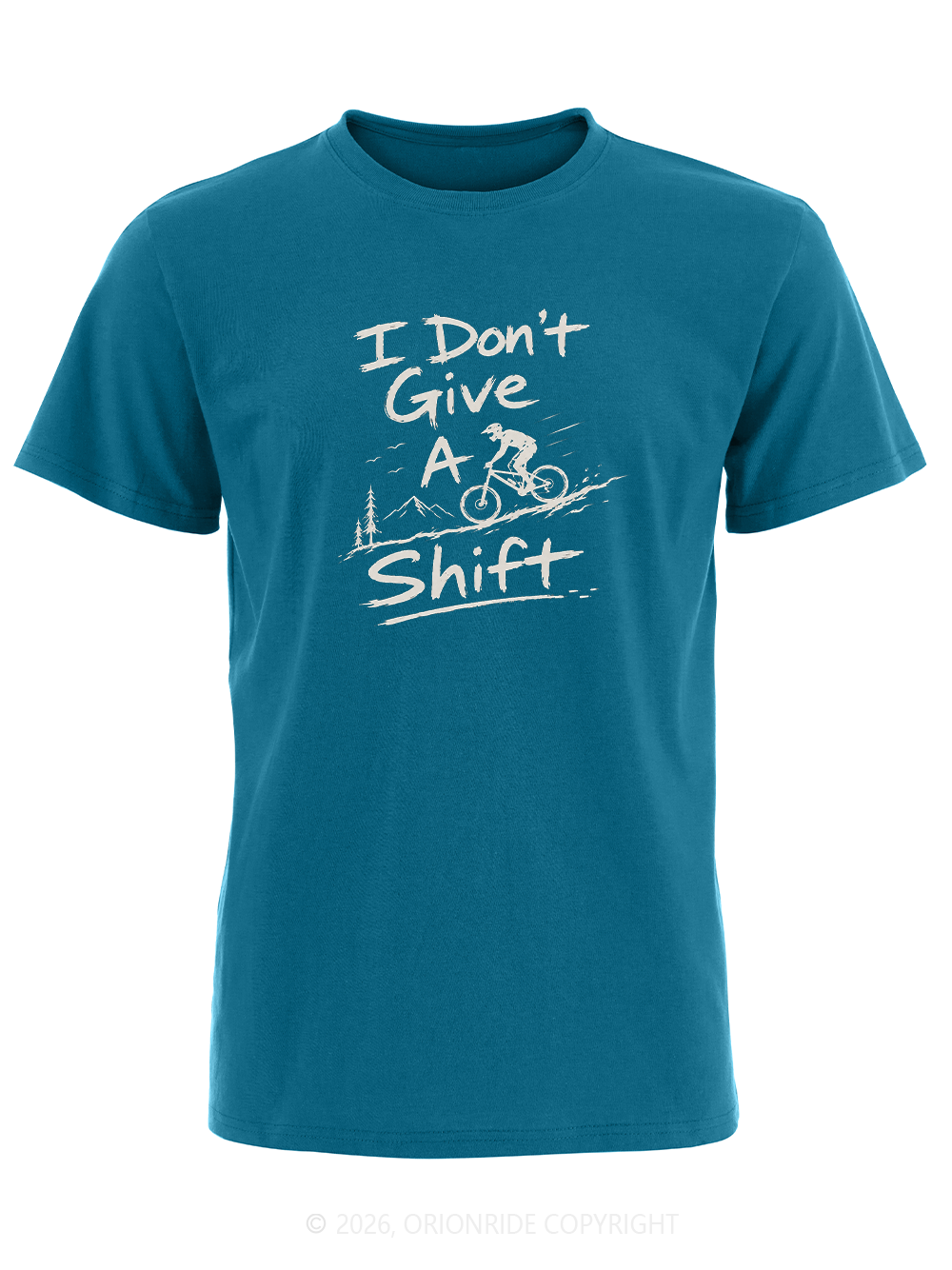 Orionride I Don't Give A Shift Short Sleeves Bike T-Shirt
